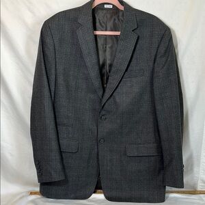 Calvin Klein Gray Sport Coat with Notch Lapels